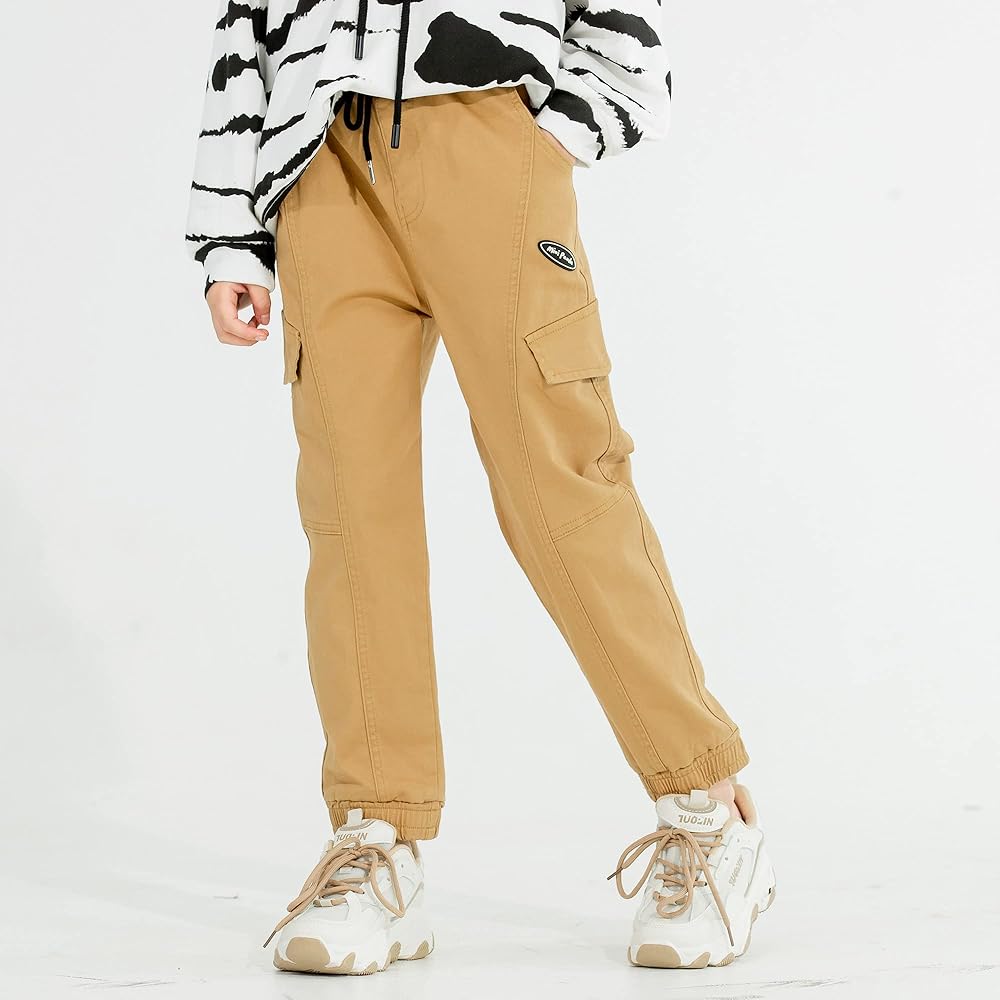 Amazon.com: MINI PANDA Girls Pants,Stretchy Loose Fitting